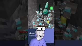 2014 vs 2023|Minecraft|#shorts