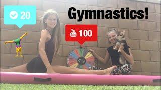 WHEEL of GYMNASTICS CHALLENGE!