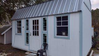 Shed to Tiny House Conversion for Super Cheap