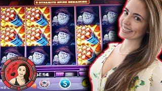 Dynamite Lock it Link feature WON first time I played Eureka Reel Blast slot machine