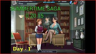 Summertime Saga 0.20.15 | Day - 1 Full Walkthrough Complete Storyline