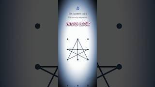 Hard Lock   Pattern Locks | Raj Pattern Artist #shorts #patternlock #newlock #hardlocke
