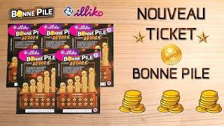 NOUVEAU • Grattage du ticket "Bonne Pile" • FDJ/Illiko 🪙