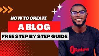 How to create your first blog for free using mobile phone. | Blogger Step by step Blogpot