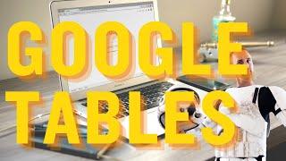 Google Tables Quick Look