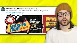 The Vans Warped Tour Is Back In 2025! (Officially Official)