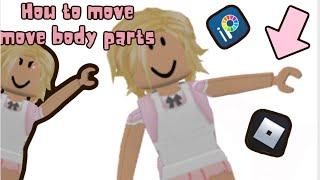 How to move body parts | Roblox | ibis Paint X