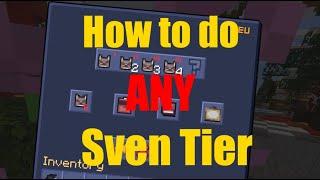 How to do ANY Tier of Sven/Wolf Slayer EASILY (Early game) ||  Hypixel Skyblock