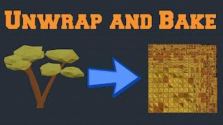 How to Unwrap and Bake Textures in Blender 2.8, 2.9, 3.0, 3.1 and 3.2?