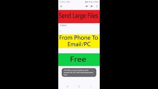 How to send large files from Phone to email/Laptop | How to send Large files from phone to Gmail