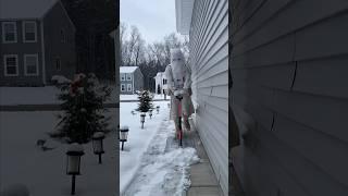 Deploying the Snow Troopers Corp to shovel snow #starwars #snowtrooper #cosplay #starwarscosplay