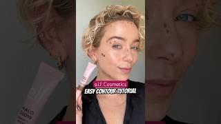 Easy contour tutorial - e.l.f Cosmetics Contour Wand #contour #contourtutorial #facecontouring