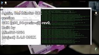 OpenCV V4.0.1 or V3.x Compilation with MinGW and CMake Without Error | Windows10