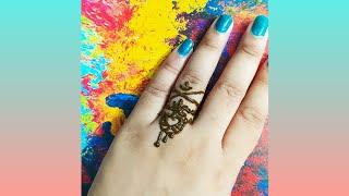 //Stylish Ring Mehendi Design//pallabi's Creations// #youtubeshorts