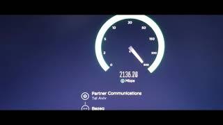 2.5gbit fiber  internet speed Bezeq BE