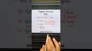 English Grammar Rules  #english #grammar #education #learning