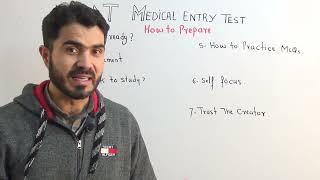 How to prepare for MDCAT Medical entry test Tips and  Guide by Dr Hadi The Entry Test specialist.