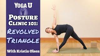 Yoga Poses: Revolved Triangle | Kristin Olson | YogaUOnline