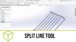 SOLIDWORKS 3D CAD— Split Line Tool