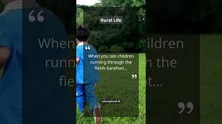 Children Running Barefoot in the Fields | Freedom in Simplicity