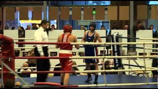 G. Jegorovs vs J. Čekauskas (56 kg). 13 th V. Karpačiauskas international boxing tournament