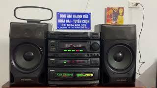 Aiwa bas 20cm model Z-1800. Có chế độ karaoke