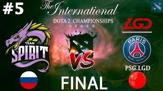 TI 10 GRAND FINAL - TEAM SPIRIT vs PSG LGD