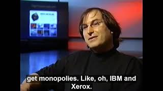 Steve Jobs talks about xerox failure and monopolies