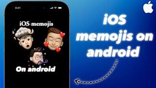 How to get iOS memojis on android  | iOS memojis on Instagram | iOS memojis 2024 