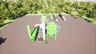 AMOMATIC M ASPHALT PLANT ASSEMBLY ANIMATION