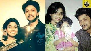 Sudeep And Wife Priya Sudeep Unseen Photos | Kiccha Sudeep Wife Priya | Sudeep Daughter