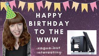 Vague but exciting... Happy Birthday WWW! #shorts