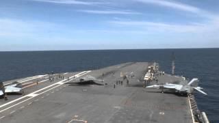 X-47B Completes First Carrier-based Launch (Long) 3