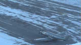 Plane Take Off- Courchevel 1850 Altiport