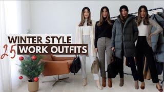 25 Work Outfits to Wear to the Office in Cold Weather | Winter 2021 Lookbook