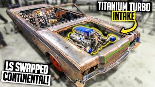 Mirror Image Twin Turbo System Fabrication! - LS3 Swapped Lincoln Continental Ep. 11