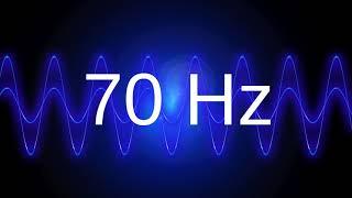 70 Hz clean pure sine wave BASS TEST TONE frequency