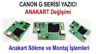 Canon G1400 G2400 G3400 G4400 Anakart Değişimi