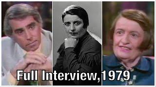 Ayn Rand Interview with Tom Snyder (1979)