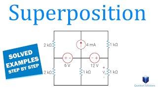 How to Use Superposition to Solve Circuits | Engineering Circuit Analysis | (Solved Examples)