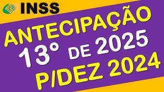 ANTECIPAÇÃO 13° SALÁRIO DE 2025 PARA DEZEMBRO DE 2024 - PL3383