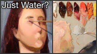 WATER MIXABLE Oil Paints for PORTRAIT PAINTING? | Are they DIFFERENT? (part1)