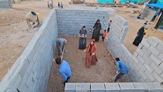 family construction; Buying land for Sadat and building a house