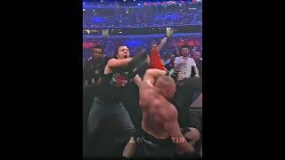 Brock Lesnar Vs Dean Ambrose - No Holds Barred Street Fight - Wrestlmania 32 WWE