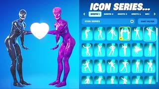 ALL FORTNITE ICON SERIES DANCES & EMOTES