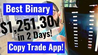 INSANELY ACCURATE Binary Options Signals | COPY TRADES | $1,251.30 Profit from NFX Trading App 