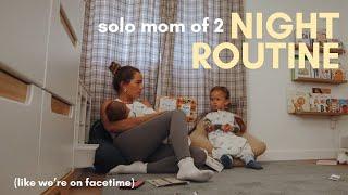 how I do our BEDTIME ROUTINE with 2 kids and solo!