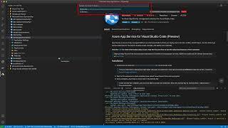 Demo: Deploy an Azure App Service using Visual Studio Code