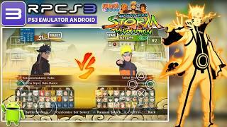 Naruto Storm Revolution ON Mobile Offline - RPCS3 Emulator PS3 ANDROID 30 fps Playable