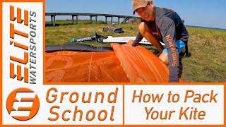 Kiteboarding Ground School - How to Pack Your Kite